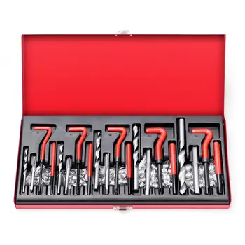 

131 Pcs Engine Block Restoring Damaged Thread Repair Tool Kit M5 M6 M8 M10 M12 Professional tool for Car Repair Tools