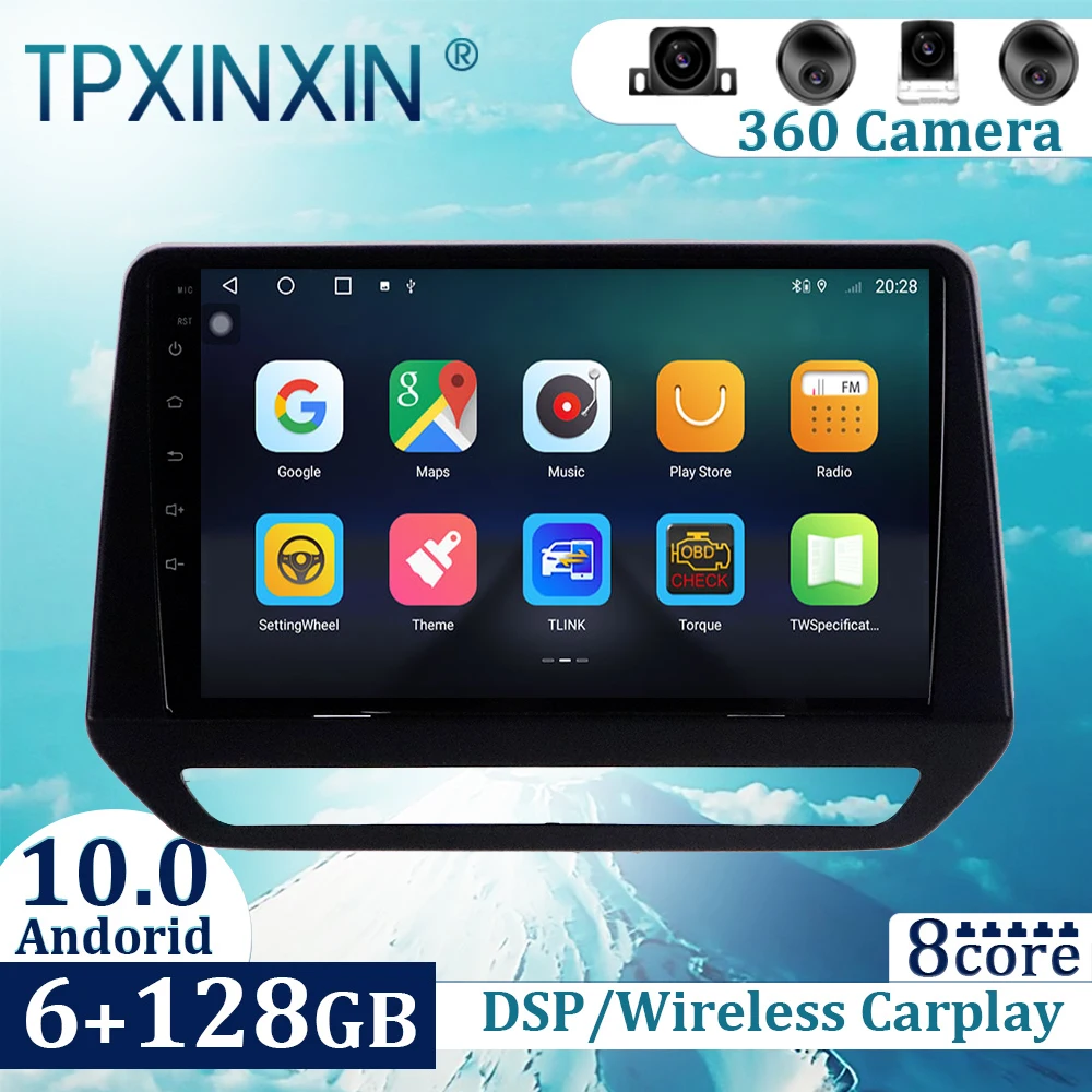 

6+128GB For Renault Triber 2019 Android 10 Carplay Radio Player Car GPS Navigation Head Unit Car Radio with Screen