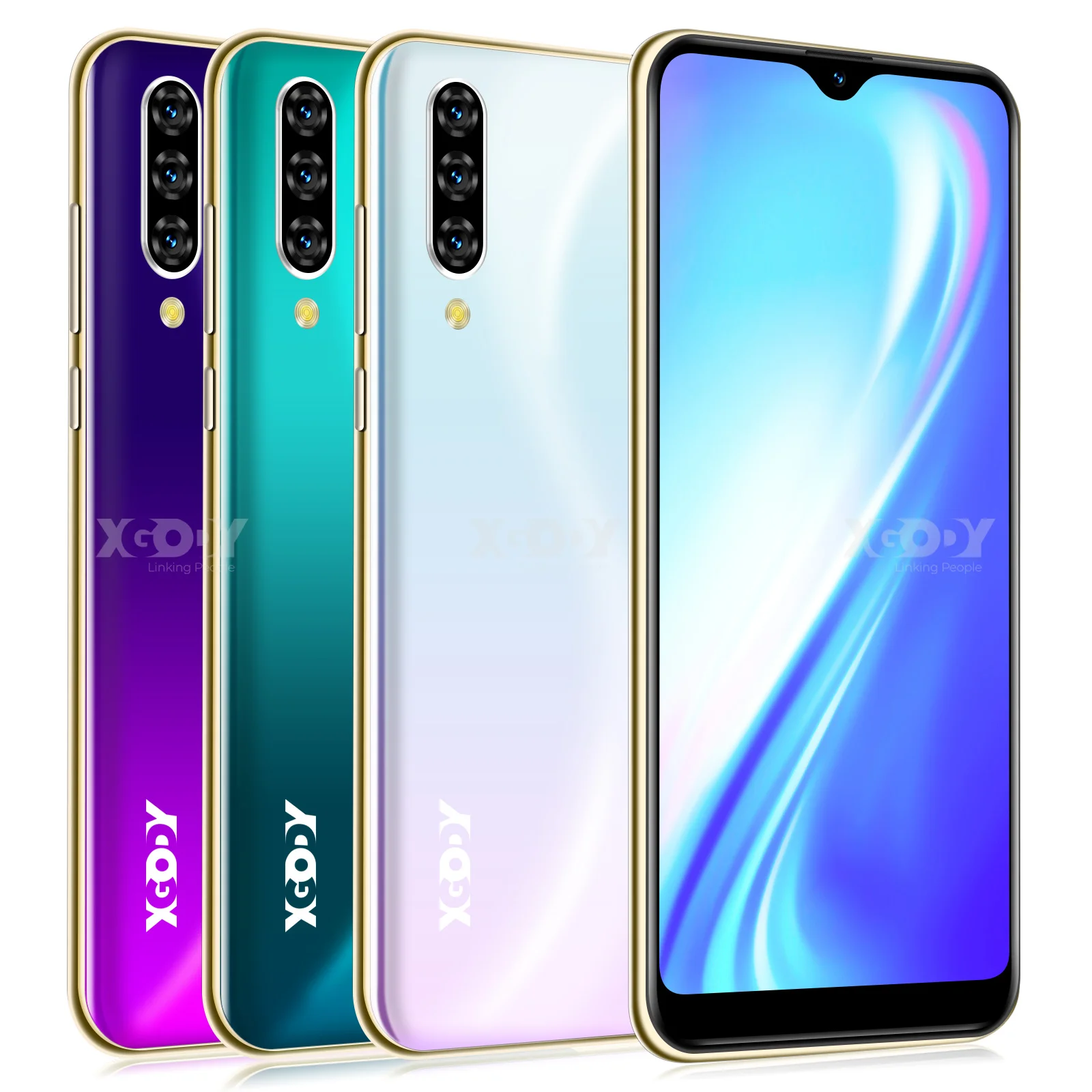 Xgody 3G мобильный телефон 2 Гб оперативной памяти 16 встроенной смартфон Note 7 6 26