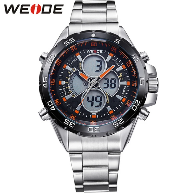 

WEIDE Watch Men Relogio Masculino Men's Watch Waterproof Analog Digital Auto Date Quartz Watches Male Tops Brand Business Watch