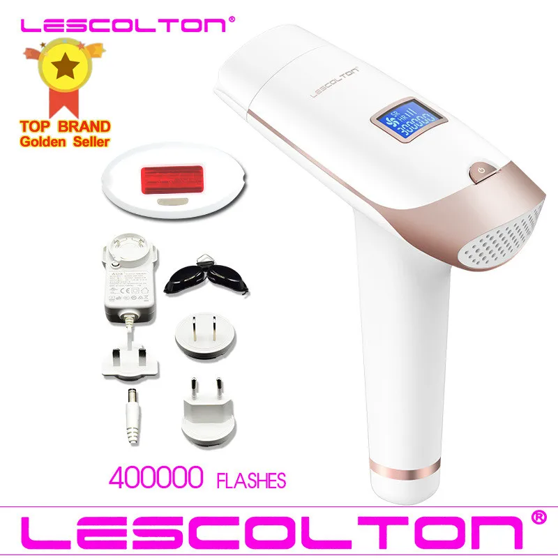 Лазерная эпиляция Lescolton T009i Эпилятор 2 в 1 IPL с ЖК дисплеем Перманентная подмышка