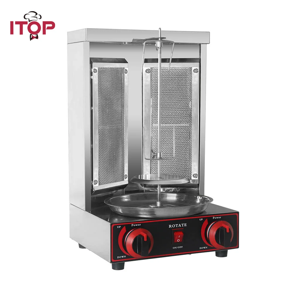 ITOP машина Shawarma газовые керамические инфракрасные горелки Донер кебаб