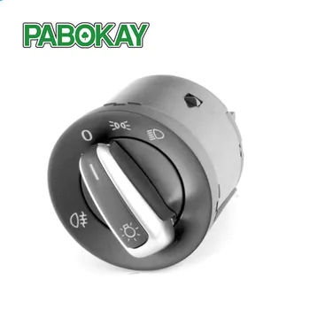 

Chrome Headling Fog Lamp Control Switch For VW Caddy III Touran Jetta Golf V VI 5 6 Passat B6 CC Rabbit OEM 3C8941431B