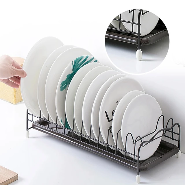 Foldable Dish Plate Drying Rack Dish Rack Stand Holder Bowl Plate Organizer Dryer  Drainer Storage Drying Rack Tableware Storage - Racks & Holders - AliExpress