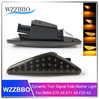 

1 Pair Dynamic Flowing Turn Signal Lights LED Indicator Lamp Signal Side Marker Light for BMW E70 X5 F25 X3 E71 X6