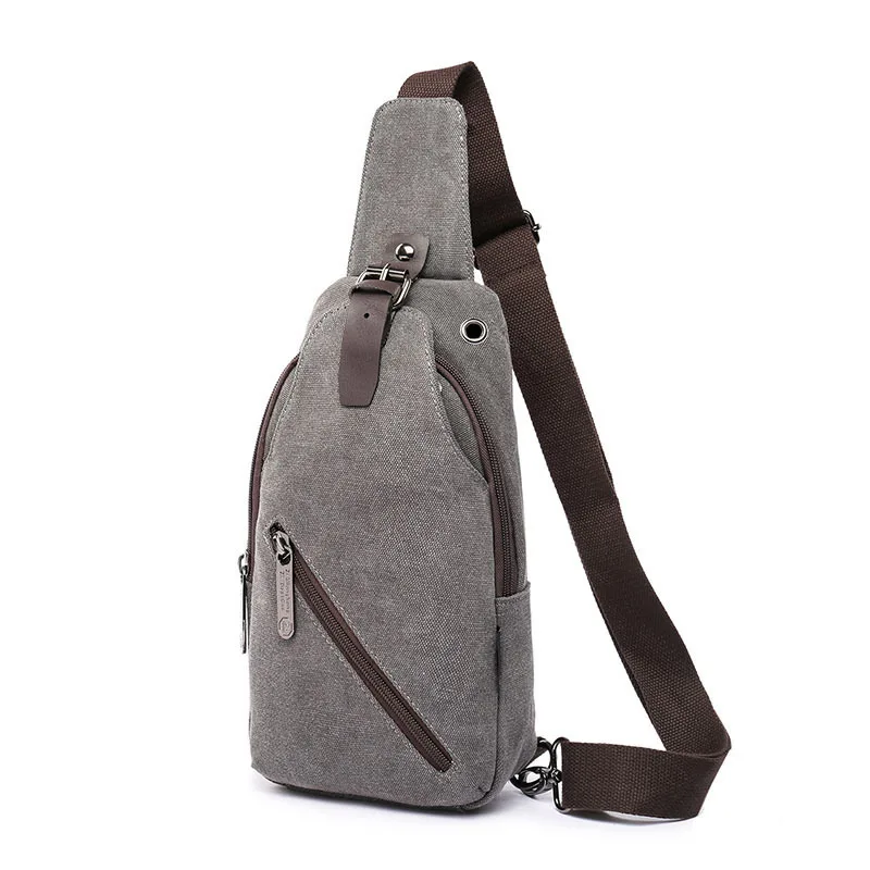 

Casual Shoulder Bag Outdoor Sports Chest Pack MEN'S Messenger Bag 2019 Chest Pack MEN'S Single-shoulder Bag Waterproof Oxford Cl