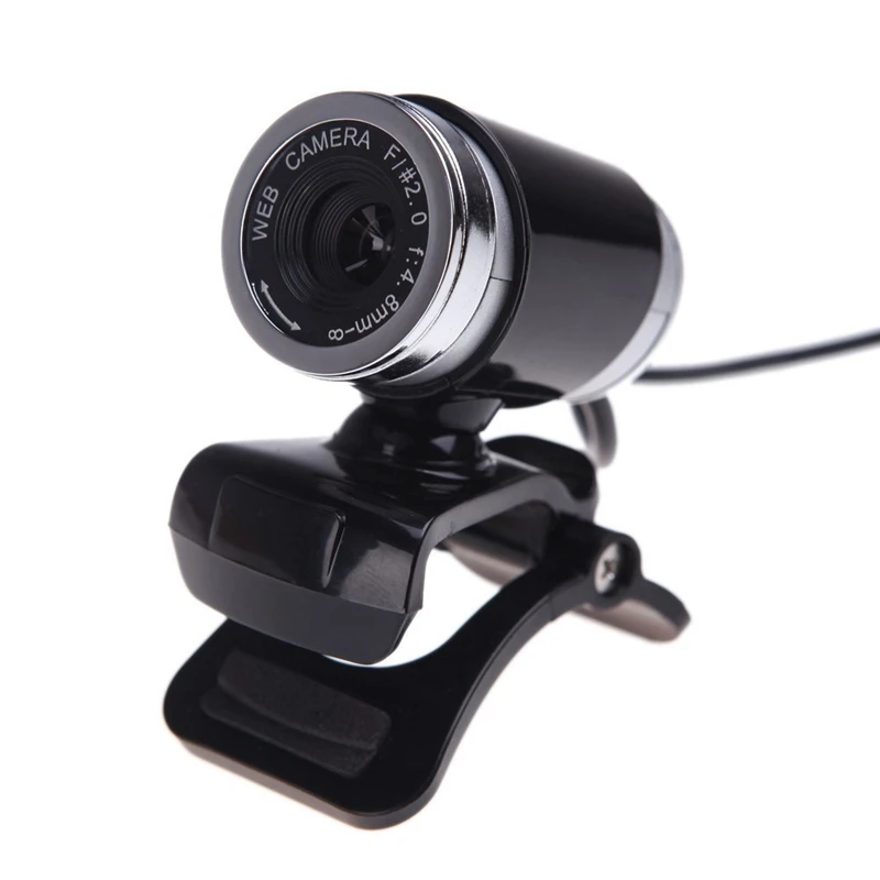 

USB 2.0 12 Megapixel HD Camera Web Cam with MIC Clip-on 360 Degree for Desktop Skype Computer PC Laptop Black