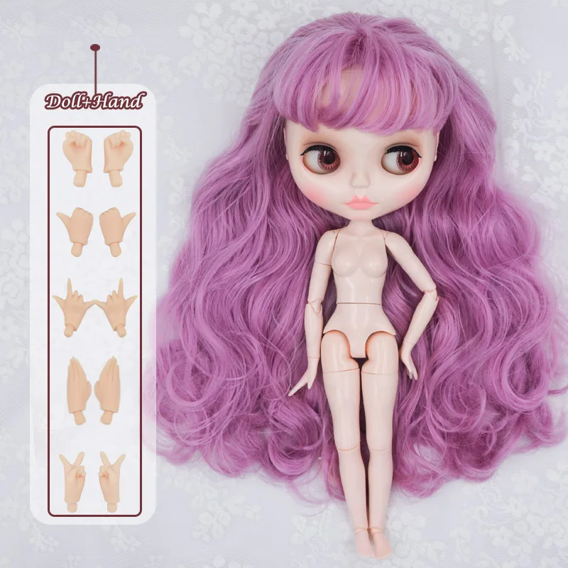 Neo Blyth кукла NBL Заказная блестящее лицо, 1/6 BJD шарнирная кукла Ob24 кукла Blyth для девочки, игрушки для детей YM02 - Цвет: HYM09