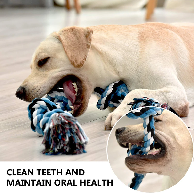Benepaw интерактивные игрушки для собак средних и больших размеров, несокрушимые гигантские веревки, жевательные игрушки для питомцев, безопасные, для чистки зубов щенка, игры