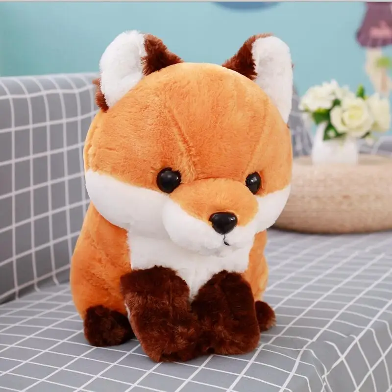 40 см милый длинный хвост лиса мягкие дети мода Kawaii День Рождения Декор для дома, магазина плюшевая Детская кукла игрушка подарок