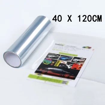

Hood Headlight Protective Protection Vinyl Car Transparent Light 120*40cm