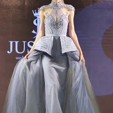 Платье для выпускного вечера длинное для женщин элегантное размера плюс длина в пол Сексуальные вечерние платья