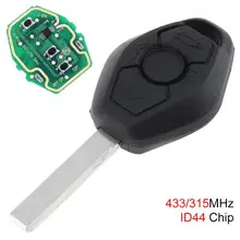 433MHz 3 Buttons Remote Car Key PCF7935 Chip for For-BMW EWS System X3 X5 Z3 Z4 1 / 3 / 5 / 6 / 7 Series 1995-2007 Electronics stenzhorn 433mhz remote key fob 3button for bmw ews x3 x5 z3 z4 1 3 5 7 series 2002 2003 2004 2005 with hu92 blade without chip