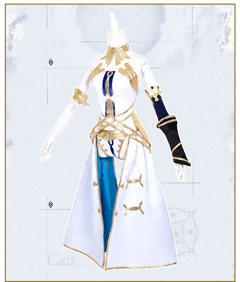 DokiDoki Game Fate Cosplay Game Fate/Grand Order Ishtar Cosplay Costume Ishtar White Costume Women