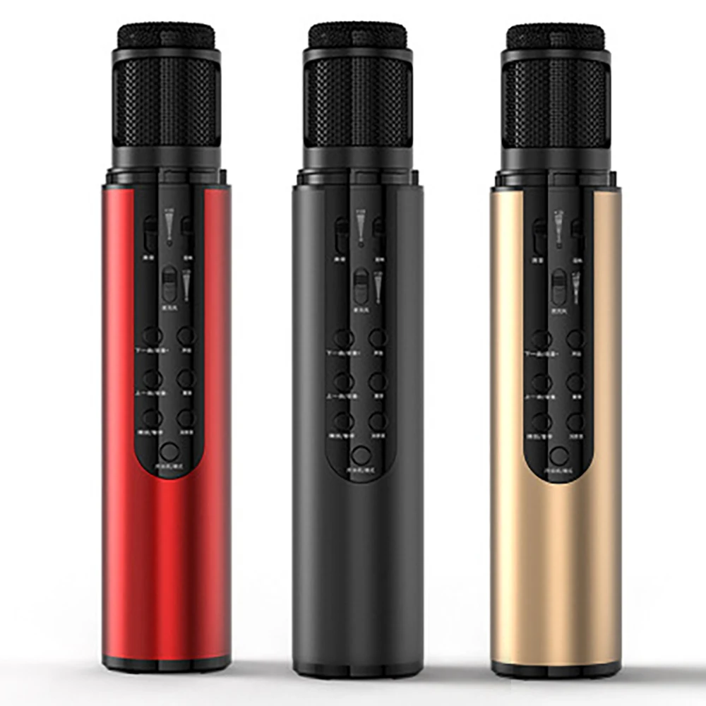 Микрофон K1 беспроводная конденсаторная Bluetooth-Колонка со встроенной звуковой