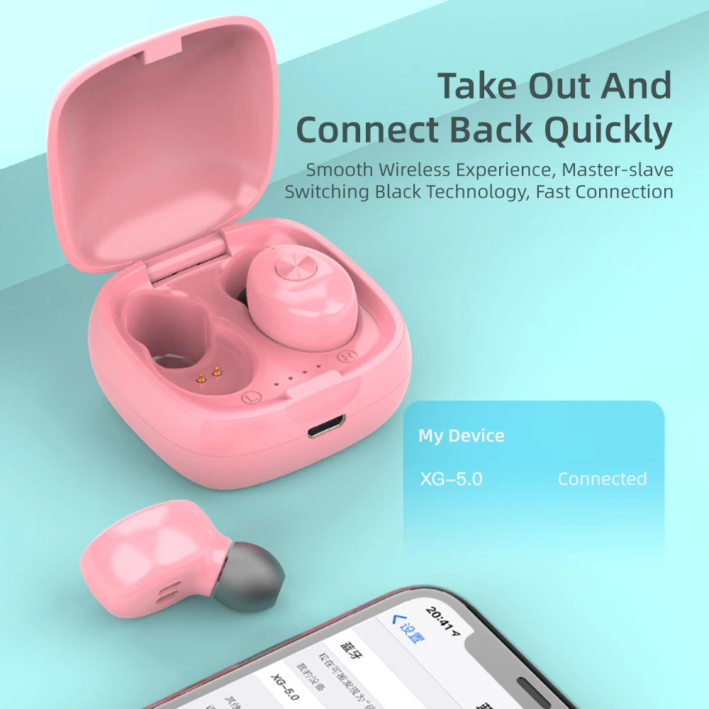 Macaron Bluetooth Headsets TWS Wireless Binaural Sports Music Earphone For iPhone Samsung Handsfree Calling HD Frosted Universal