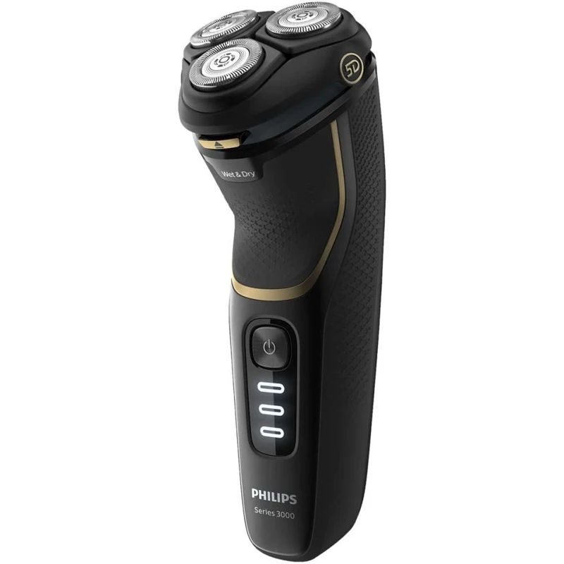 Электробритва PHILIPS Series 3000 S3333/54 черный и золотистый|Электробритвы| |