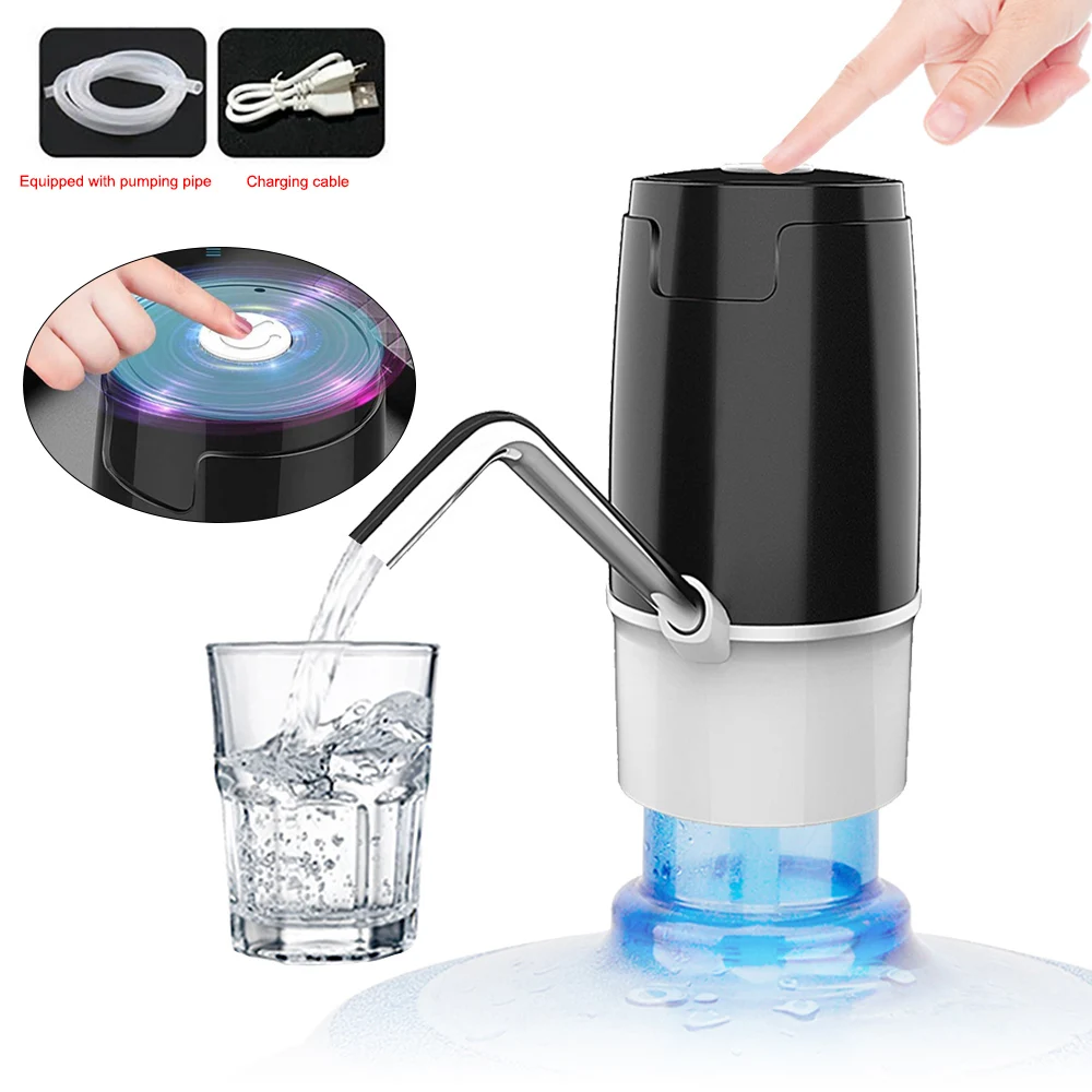 Автоматическая бутылка для воды насос Новая мода портативный USB быстрая зарядка Электрический автоматический насос диспенсер воды для дома кухни