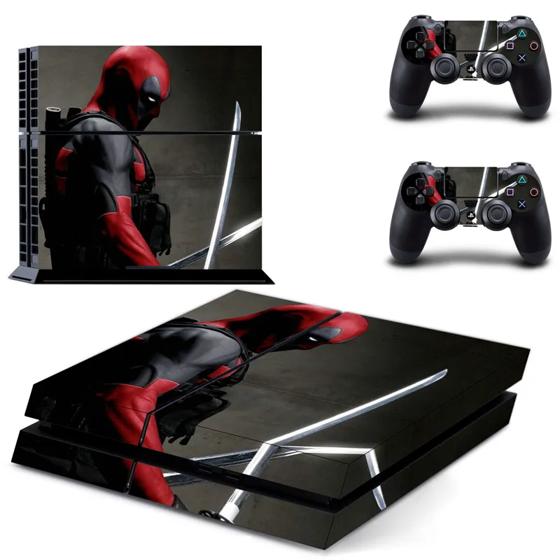 Пленка Дэдпул PS4 наклейка s Play station 4 кожа PS 4 наклейка Наклейки Обложка для playstation 4 PS4 консоль и контроллер Кожа винил