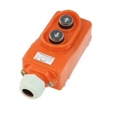 

AC 500V/2A AC 250V/5A Monmentary Hoist Up Down Pushbutton Switch