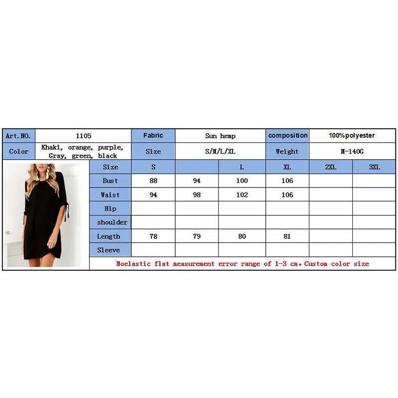 Summer Plus Size Loose O-Neck Women's Dress for Pregnant Women Female Women's Clothing Five-point Sleeve Breathable