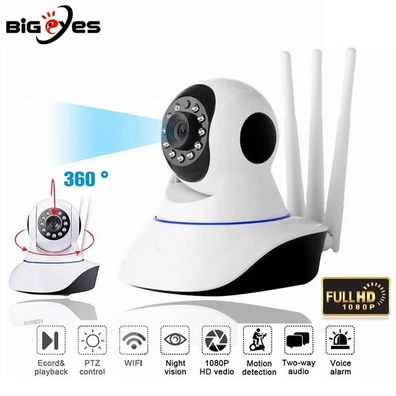 Yoosee WiFi IP Camera PTZ CCTV 1080P Wireless IR Night Vision Baby Monitor Indoor Dome | Безопасность и защита