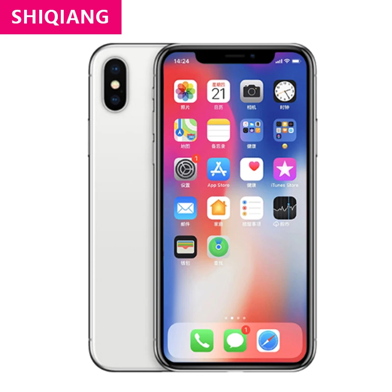 Оригинальные б/у разблокированные сотовые телефоны Apple iPhone X 5 8 дюйма IOS 64/256 Гб ПЗУ