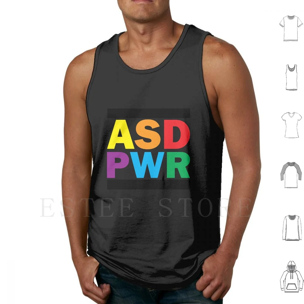 Asd Pwr Spectrum Tank Tops Sleeveless Autism Autism Spectrum Disorder Autistic Spectrum Disorder Asd Aspergers Aspie - Tank Tops - AliExpress