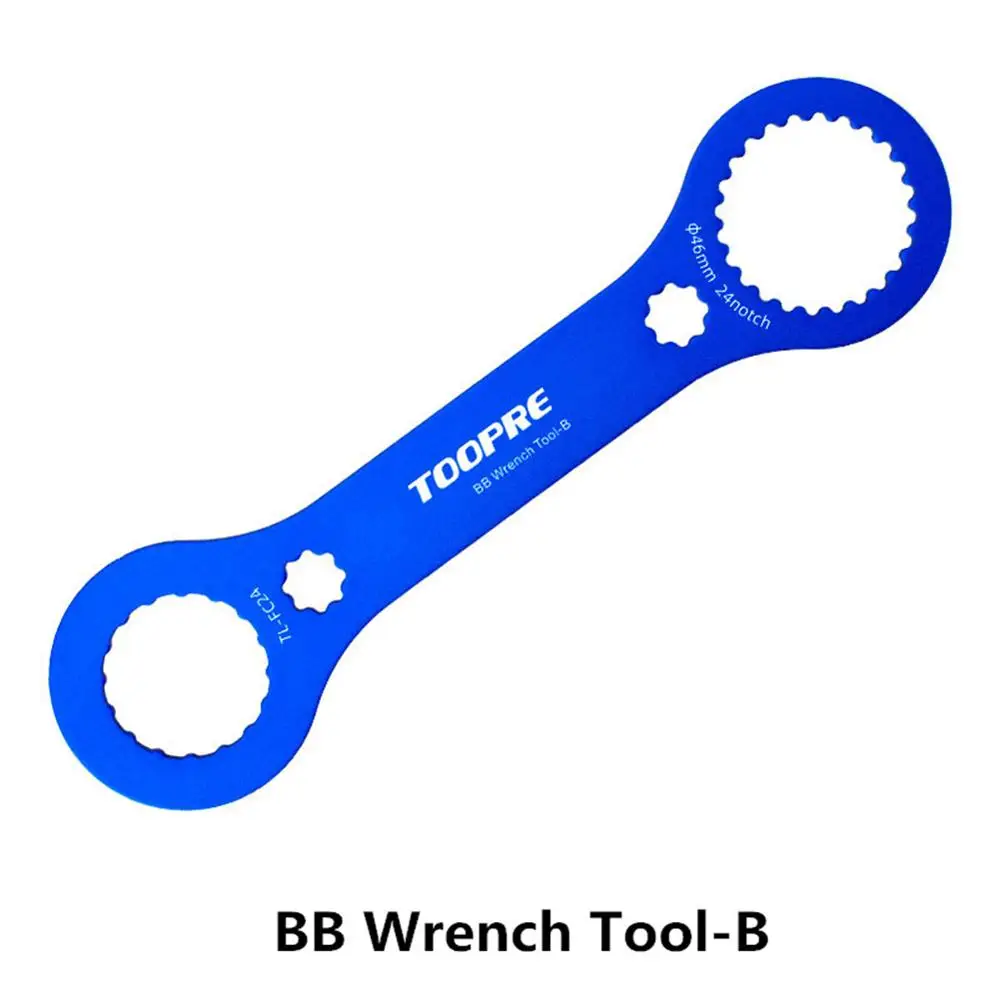 YIJU Bicycle Double-Ended Bottom Bracket BB Spanner Multifunctional BB Axis Wrench 16 24 Notch DUB/TL-FC32 Mountain Bike Repair Tool W/TL-FC25 24 Adapter