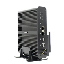Hystou MiniPc i5 5200U podwójny Com 2 lan przenośny komputer bez wentylatora Intel Core I7 5500U Linux Ubuntu pulpit I3 5005U