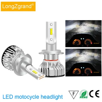 

Motorcycle Headlight LED Head Lamp H7 For Kawasaki Z1000 ZRT00B Z750 ZR750L Ninja 250 EX250R High lumen Hi/Lo Beam