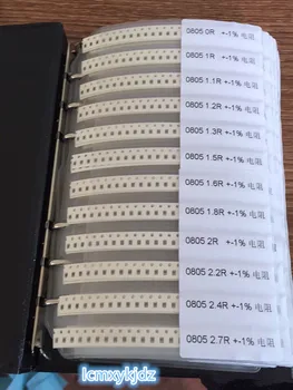 

100PCS/Lot 0805 1% resistance 0ohm-1M 0R 10R 100R 10K 100K 4.7R 47K 4.7K SMD Resistor Kit Assorted Kit ,New free shipping
