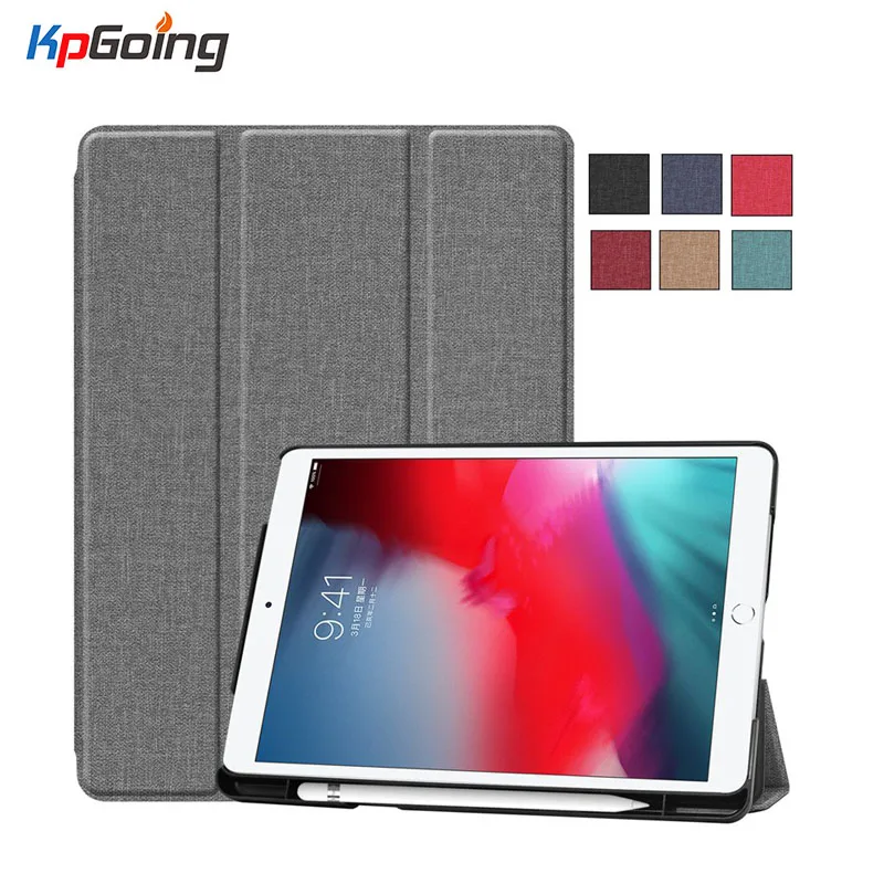 Тканый чехол для IPad Pro 10 2 (2019) дюймов Чехол дизайн 3 Складная подставка авто