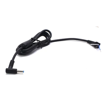 

1pcs 1.2m 4.5x3.0mm DC Tip Plug Right Angle Round Connector Laptop Power Cable For HP