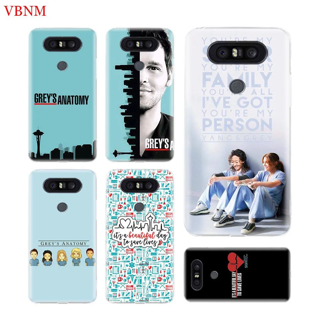 GREYS Anatomy крышка чехол для телефона LG V40 G6 G7 Q6 Q8 Q7 G5 G4 V30 V20 V10 K8 K10 2018 2017 Luruxy Coque |