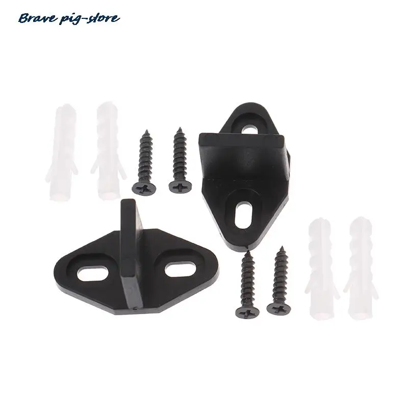 NEW 2set Sliding Door Floor Guides Closet Door Guide Mounted Bottom Track Guide