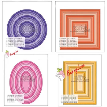 

New Metal Cutting Dies Dot Frame Stencils For DIY Scrapbooking Embossing Paper Wedding Cards Die Cuts 2020