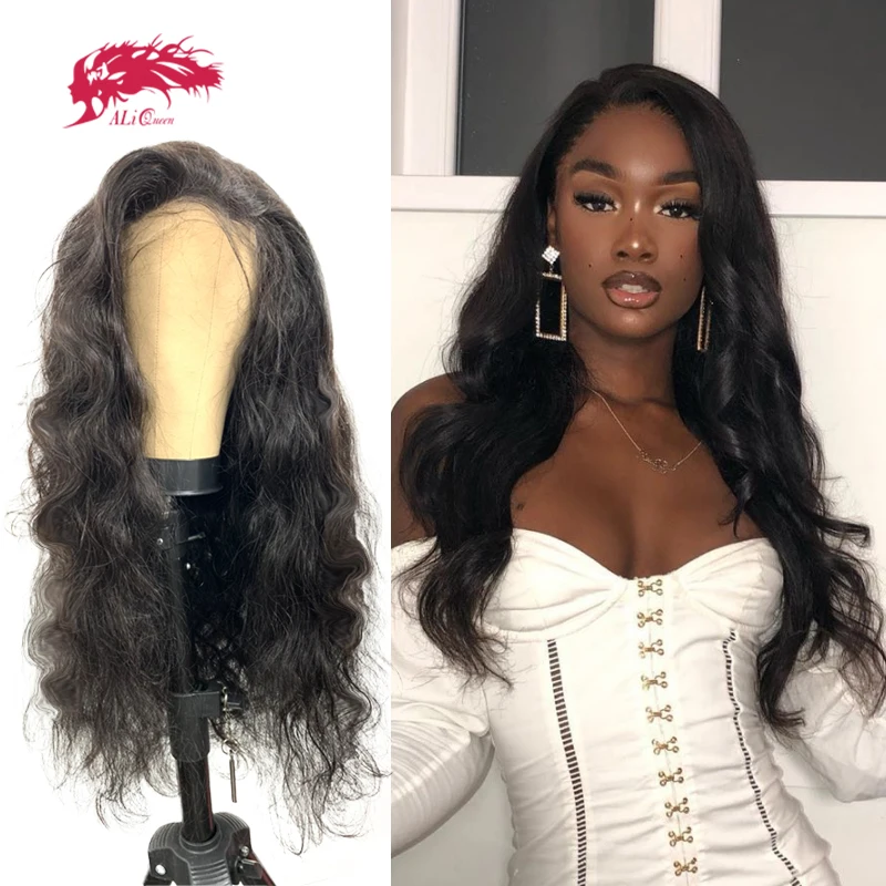 Body Wave Transparent HD Lace Closure Wig Free Part With Pre Plucked Hairline Peruvian Remy Human Hair 4x4 5x5 Lace Closure Wigs