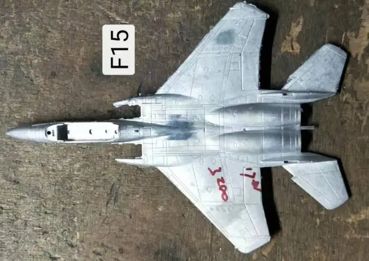 1:100 ВВС США F-15E Двухместный сверхзвуковой всесезонный Истребитель модель сплава литье Коллекционная модель
