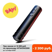 Ambition Ninja Wireless Tattoo Pen Machine Powerful Coreless DC Motor Fast Charging 2400 mAh Lithium Battery for Artist Body