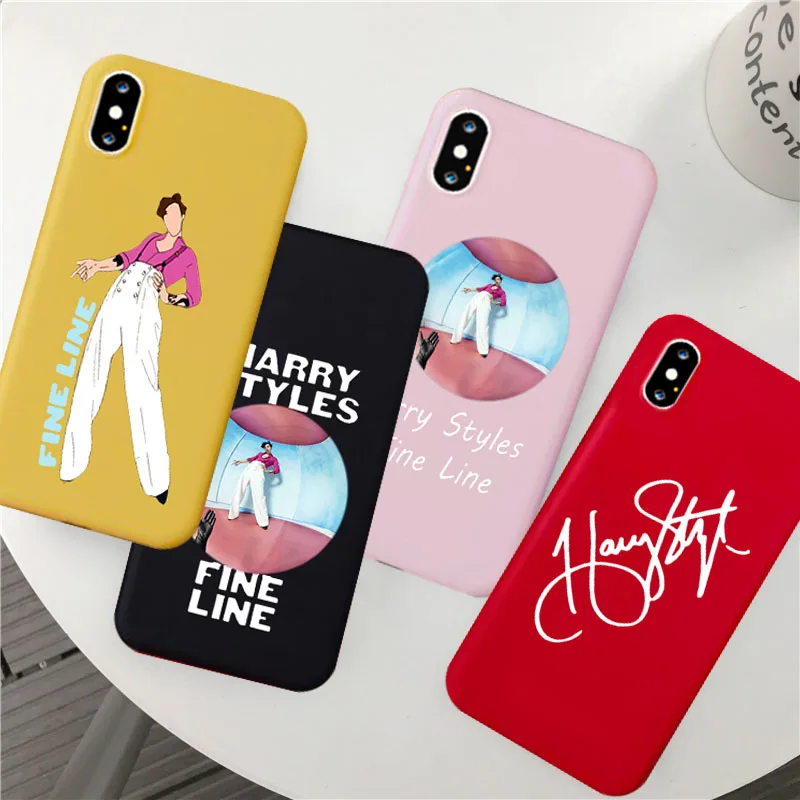

Harry Styles Case for IPhone 11 Pro XS XR Case Silicone Phone Cover for IPhone 6S 8 7 Plus XS Max Fine Line Love on Tour Case