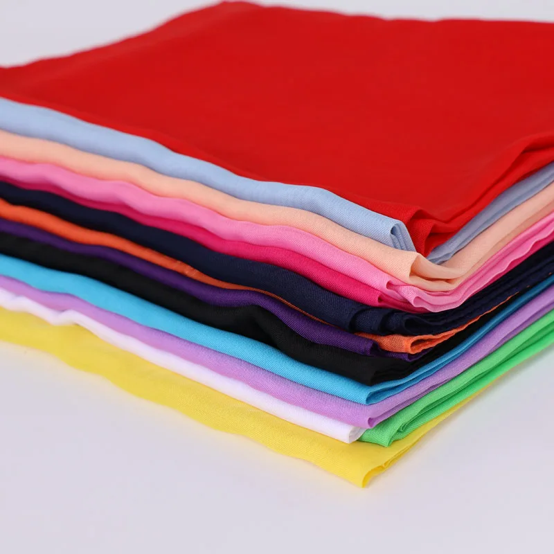 

Chiffon Scarf Women Summer Silk Scarves Chiffon Thin Shawls and Wraps Foulard Pure Color Hijab