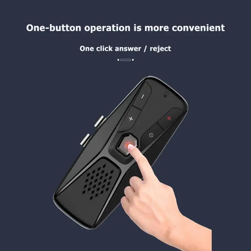 Bluetooth 5,0 Handsfree Intellligent автомобильный Громкая связь экономит время и энергию для удобства Поддержка нескольких языков