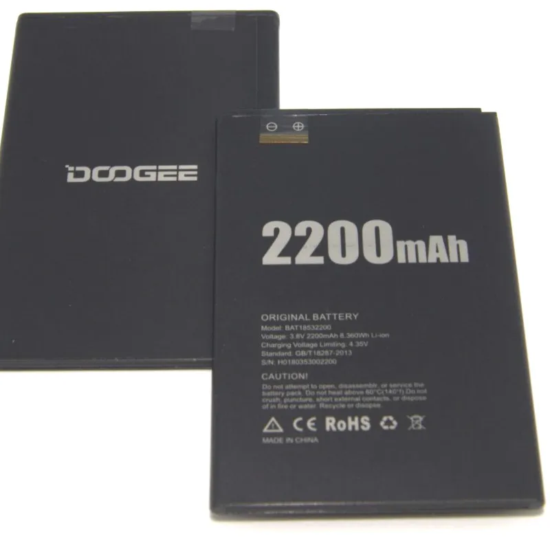 2200 мАч батарея Для Doogee X53 BAT1853220 батарея