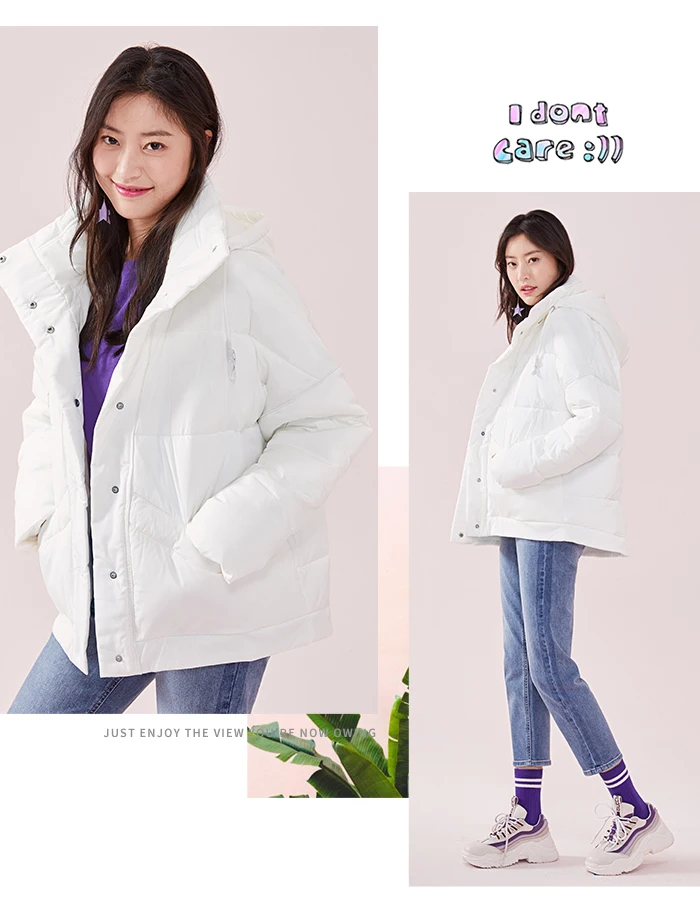 Semir, хлопковая одежда, Женское пальто, зима, новинка, хлеб, сервис, Паркер, Корейская версия, большие размеры, с капюшоном, с вышивкой, пальто для девочек
