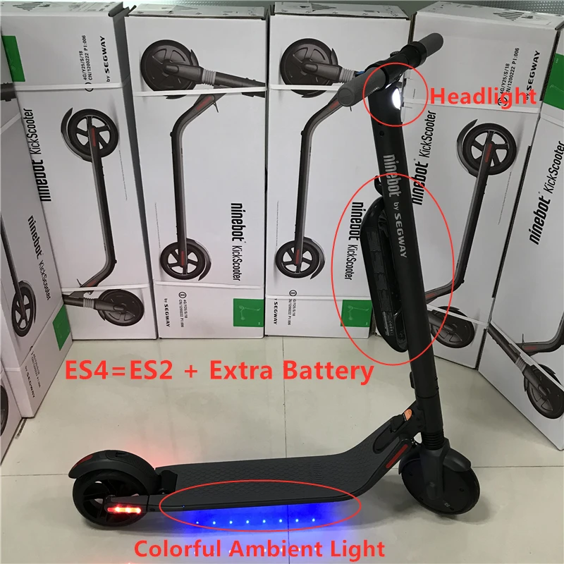  2019 New Version 1.5 Ninebot e scooter ES4 / ES2 Smart Electric Kick Scooter Foldable Lightweight H