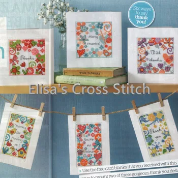 

CD293 14ct DIY Invitation Greeting Card Special Popular Full Set CrossStitch Greeting Card Birthday Christmas Huabian