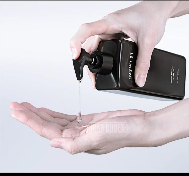 400ml Men's Fragrance Shower Gel Deep Cleansing Whitening Body Shower Gel Bath Foam Lasting Fragrant Moisturizing Body Care