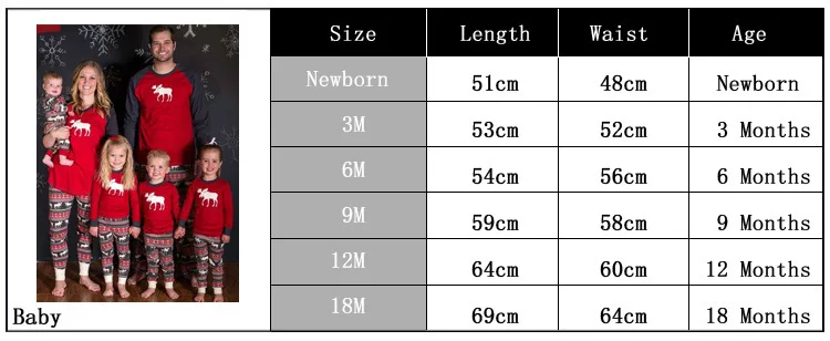 Family Matching Clothes Outfits Look Christmas Pajamas Set Father Mother Children's Sleepwear Clothing Christmas Family Pajamas