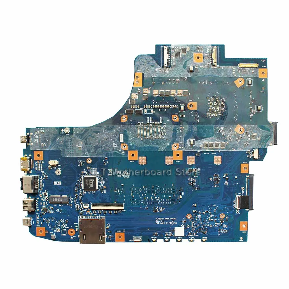 Akemy Para ASUS GL752VW GL752VL GL752V GL752 материнская плата для ноутбука Материнская плата Процессор I7-6700HQ GTX960M-4GB